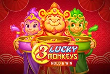 3 Lucky Monkeys Hold & Win
