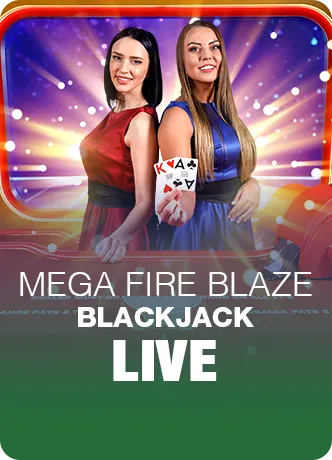 Mega Fire Blaze Blackjack Live
