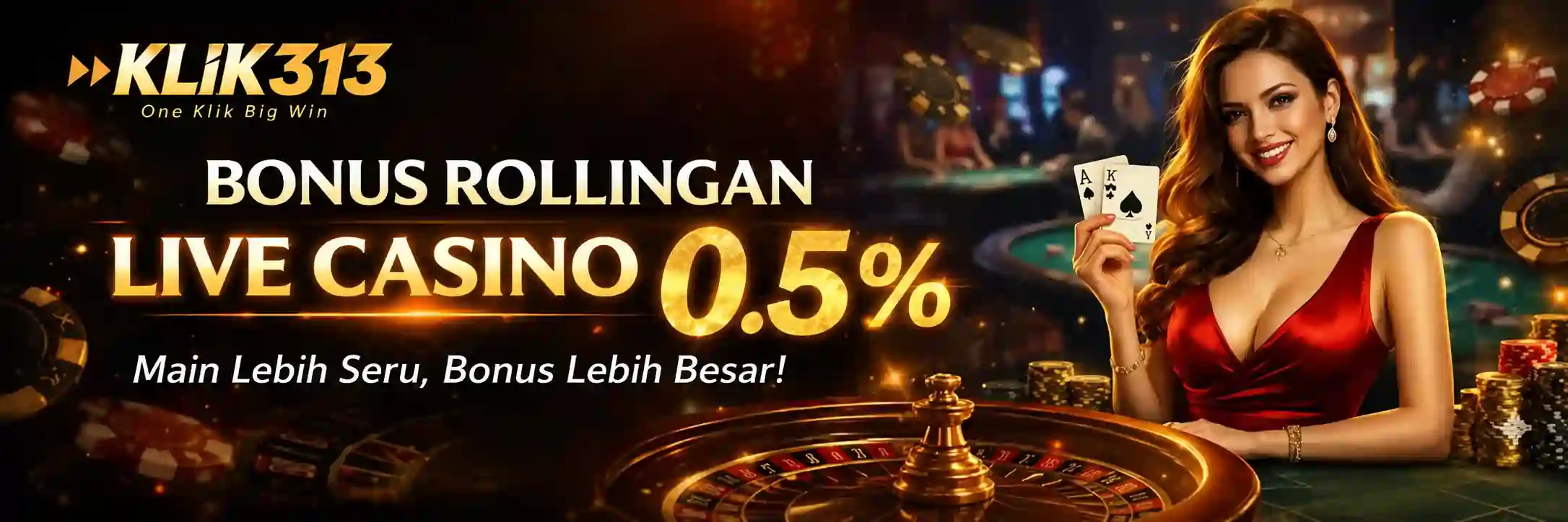 Bonus Rollingan Casino 0.5%