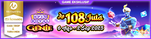 Turnamen & Cashdrop Spin Royal Genie