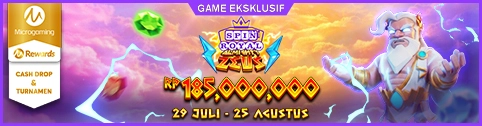 MG Turnamen & Cashdrop Almighty Zeus Spin Royal
