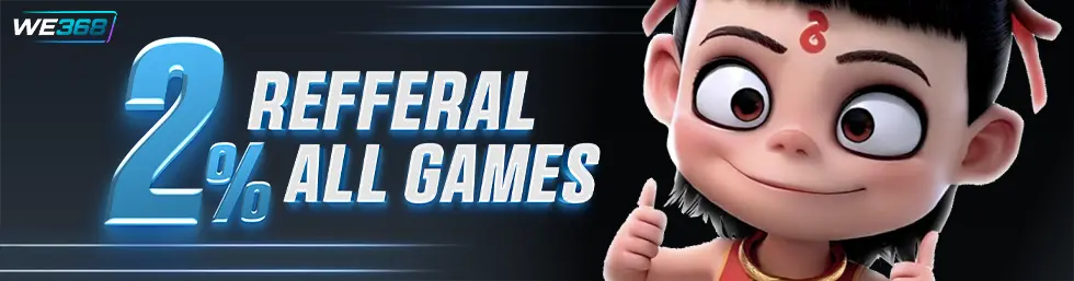 BONUS REFFERAL ALL GAMES 2%