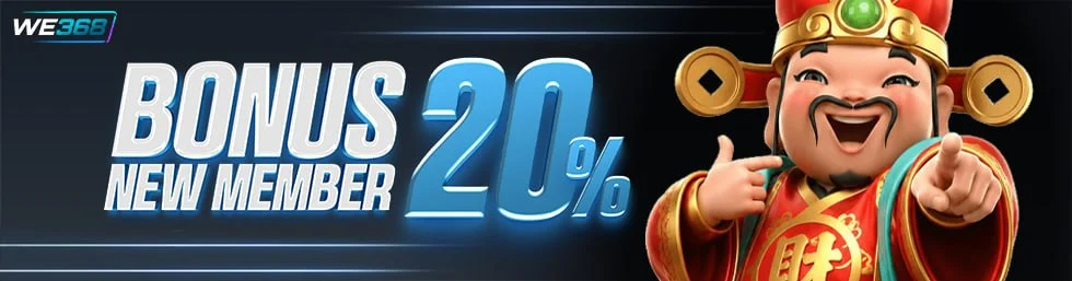 BONUS NEW MEMBER 20%