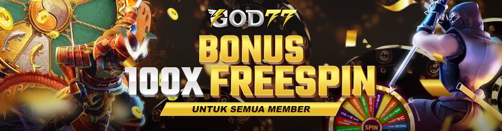 BONUS 100X FREESPIN UNTUK SEMUA MEMBER