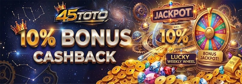 BONUS CASHBACK HARIAN 10%+MINGGUAN 8%