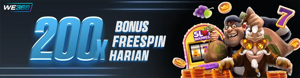 FREESPIN 200X SETIAP DEPOSIT HARIAN SLOT GAMES
