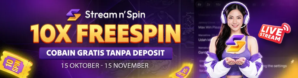 SNS - Dapatkan 10x Freespin